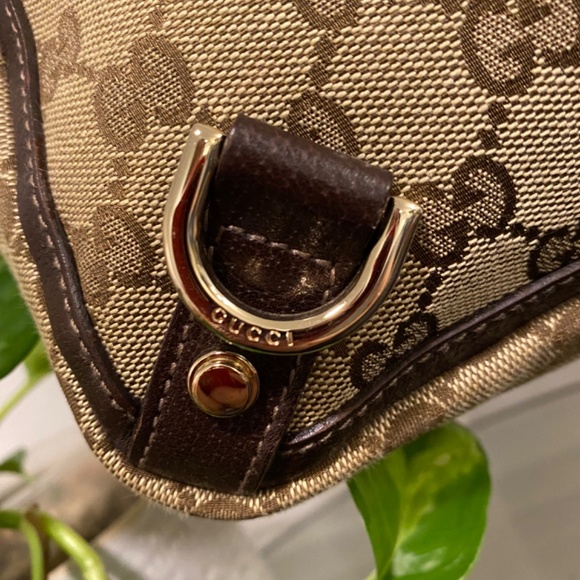 Authentic Gucci vintage canvas top handle tote bag - Picture 3 of 12